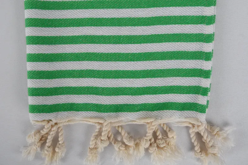 Turkish Tea Towel, Personalized Gift, Boyfriend Christmas Gift, First Wedding Anniversary Gift, Monogram Kitchen Towel, 40x18 Cotton Striped Towel - 5