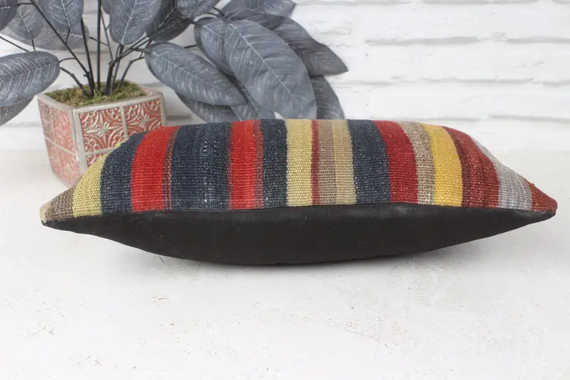 Gift Pillow, Pillow, Boho Pillow Sham Cover, Bolster Throw Cushion Case, Christmas Cushion, 8x16 Blue Cushion Cover, Boho Pillow - 5