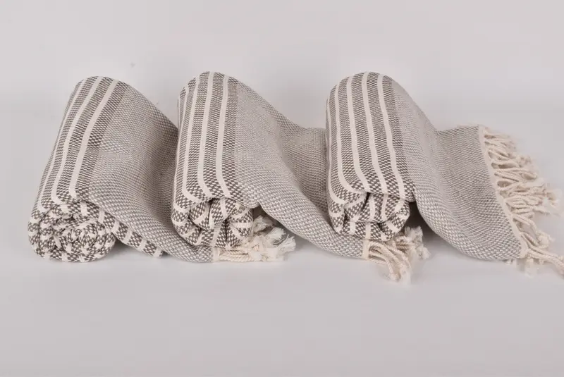 Eco-Friendly Turkish Towel, Christmas Favors, Turkish bath towel, Best Wedding Gift, Bachelor Gifts, Turkish beach towel, 76x40 Cotton Striped Towel - 7