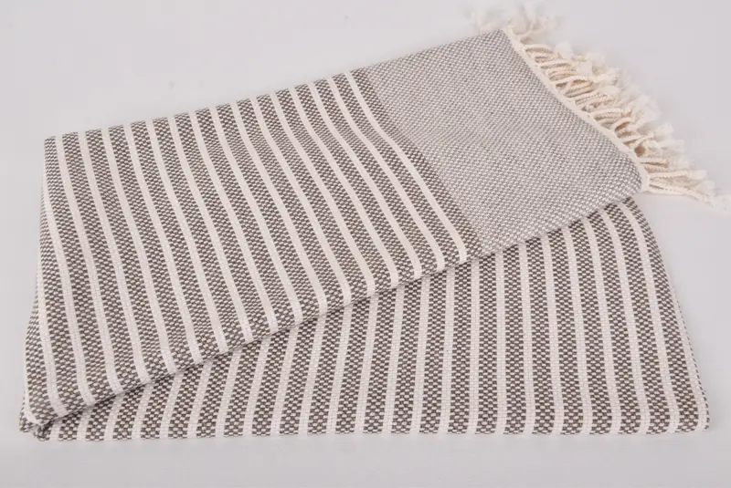 Eco-Friendly Turkish Towel, Christmas Favors, Turkish bath towel, Best Wedding Gift, Bachelor Gifts, Turkish beach towel, 76x40 Cotton Striped Towel - 4