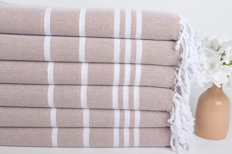 70x40 Cotton Striped Towel, Gift For Best Friend, Bridesmaid Gifts, Hammam towel, Bachelorette Party Gifts Bridesmaids, Beach Towel Monogram - 3