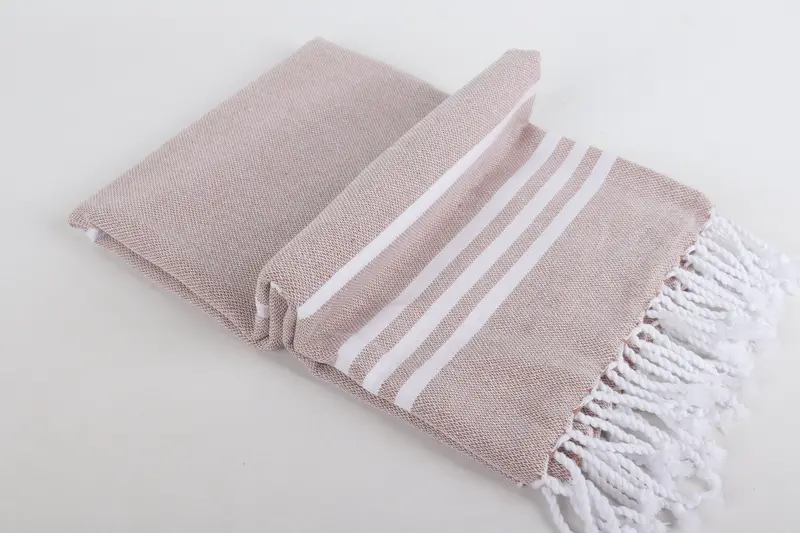 70x40 Cotton Striped Towel, Gift For Best Friend, Bridesmaid Gifts, Hammam towel, Bachelorette Party Gifts Bridesmaids, Beach Towel Monogram - 6