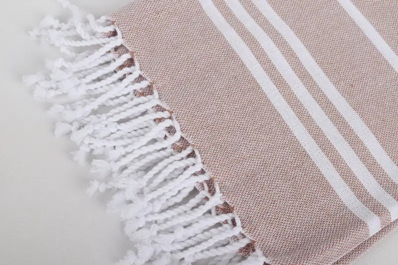70x40 Cotton Striped Towel, Gift For Best Friend, Bridesmaid Gifts, Hammam towel, Bachelorette Party Gifts Bridesmaids, Beach Towel Monogram - 7