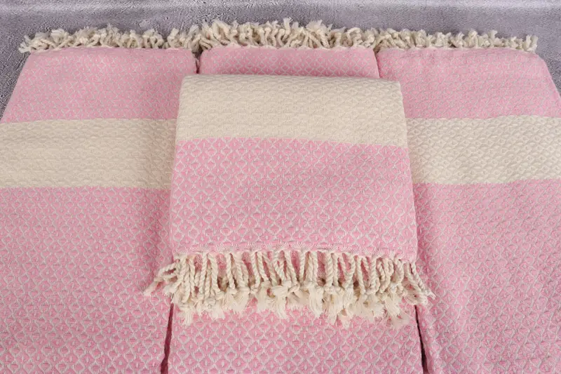 Monogram Turkish Towel, Turkish bath towel for spa, Anniversary Gift For Her, 70x40 Cotton Geometric Towel, Wedding Gifts Towel, Large Turkish Towel - 4