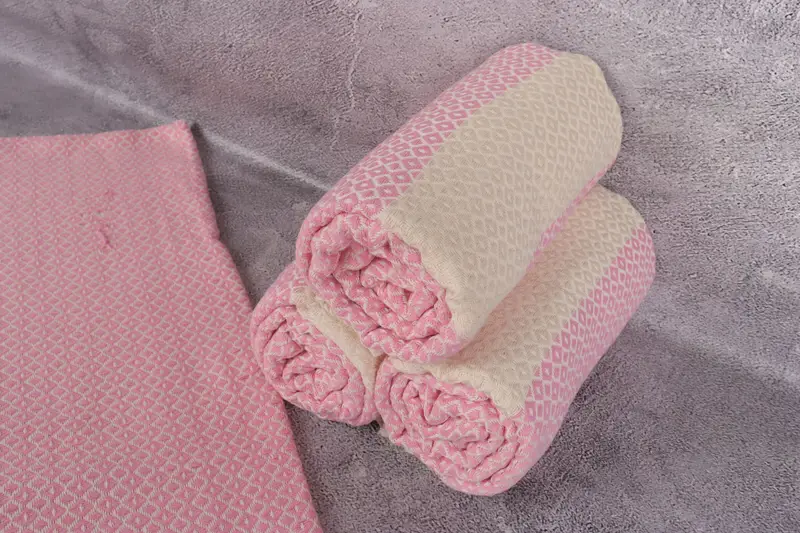 Monogram Turkish Towel, Turkish bath towel for spa, Anniversary Gift For Her, 70x40 Cotton Geometric Towel, Wedding Gifts Towel, Large Turkish Towel - 8
