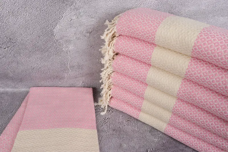 Monogram Turkish Towel, Turkish bath towel for spa, Anniversary Gift For Her, 70x40 Cotton Geometric Towel, Wedding Gifts Towel, Large Turkish Towel - 2