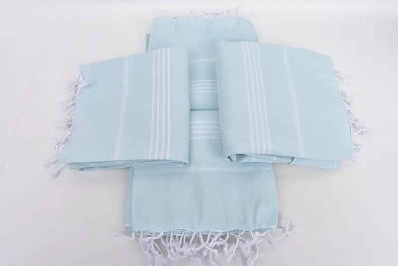 Lightweight Turkish towel for beach, Handmade Turkish Towel, Luxury towel, 70x40 Cotton Striped Towel, Bath towel, Custom Towel, Bridal Gifts - 6