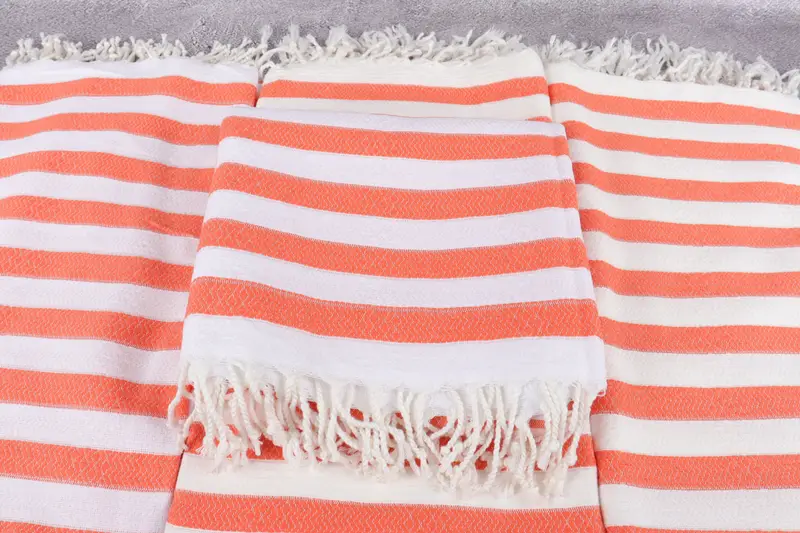 Hammam towel, Fringed Turkish peshtemal beach towel USA, Organic towel, Gift For Boyfriend, 70x36 Cotton Striped Towel, Custom Wedding Gifts - 4