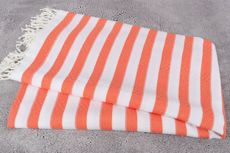 Hammam towel, Fringed Turkish peshtemal beach towel USA, Organic towel, Gift For Boyfriend, 70x36 Cotton Striped Towel, Custom Wedding Gifts - 6
