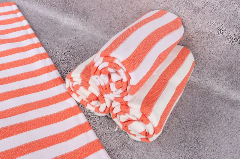Hammam towel, Fringed Turkish peshtemal beach towel USA, Organic towel, Gift For Boyfriend, 70x36 Cotton Striped Towel, Custom Wedding Gifts - 8