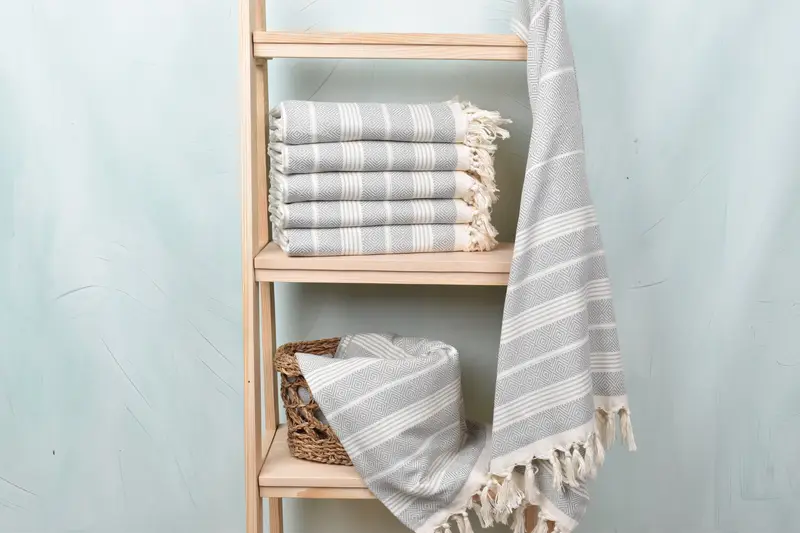 Bulk Order Towel, Thin towel, Custom Beach Towels, Handmade Gift, Handmade Gift, 70x38 Cotton Diamond Towel, Scarf Towel, Monogrammed Beach Towel - 3