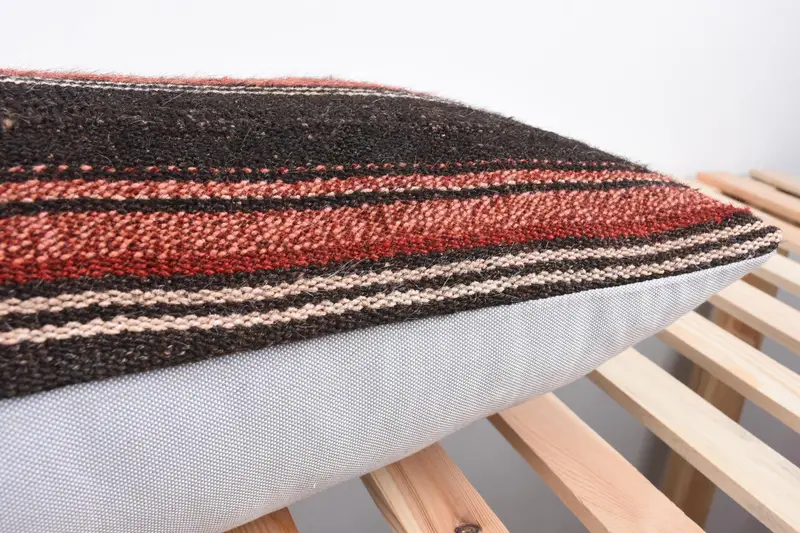 Tapestry Cushion Case, Vintage Pillow, 12x36 Gray Cushion Case, Ethnic Pillow Cover, Vintage Kilim Pillow, Pet Pillow Cover, Kilim Pillow, Cushion - 7