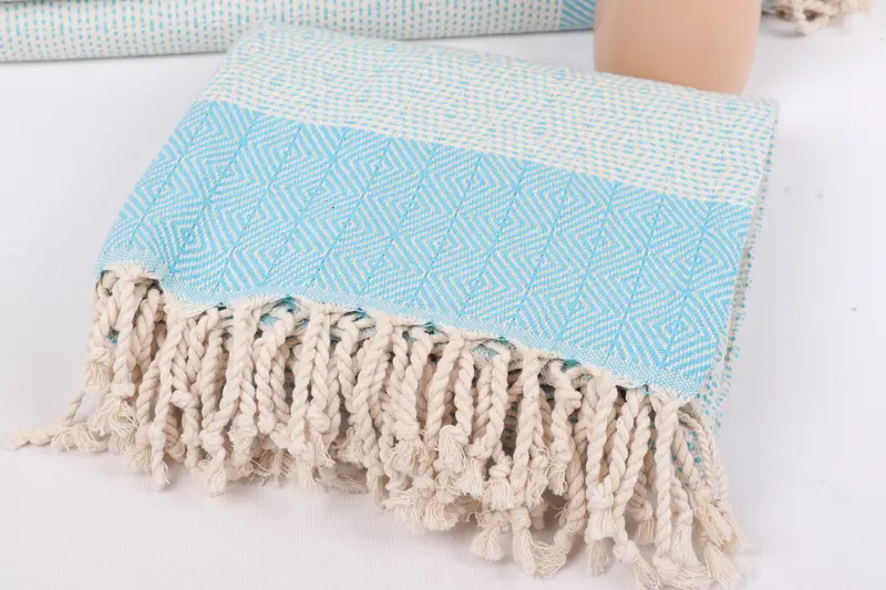 70x40 Cotton Diamond Towel, Turkish Beach Towel Personalized, Fouta towel, Personalized Towel, Grandma Gift, Gym Towel, Bachelorette Gifts - 5