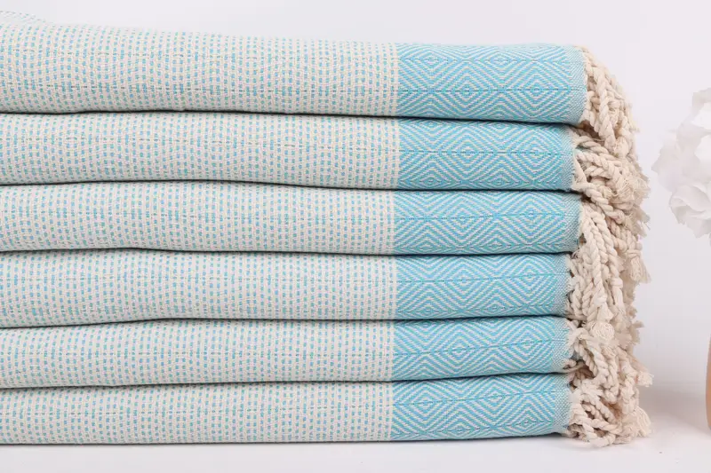 70x40 Cotton Diamond Towel, Turkish Beach Towel Personalized, Fouta towel, Personalized Towel, Grandma Gift, Gym Towel, Bachelorette Gifts - 3