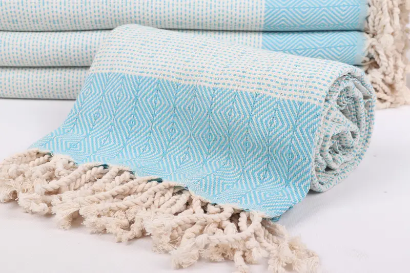 70x40 Cotton Diamond Towel, Turkish Beach Towel Personalized, Fouta towel, Personalized Towel, Grandma Gift, Gym Towel, Bachelorette Gifts - 4
