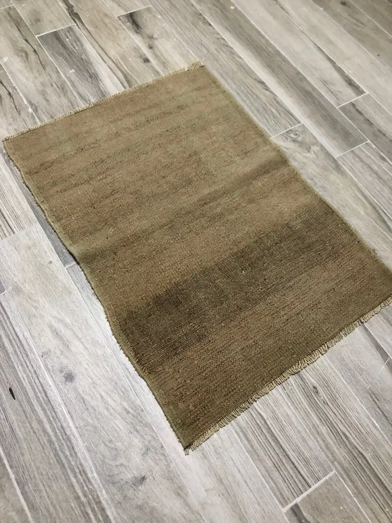 Oushak Rug, 2.4x3.3 ft Turkish Rug, Brown Rug Wool - 1