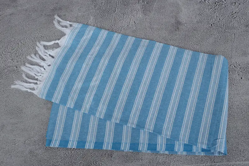 Pool Towels, 70x40 Cotton Striped Towel, Boyfriend Christmas Gift, Eco-Friendly Turkish Towel, Soft towel, Embroidered Towel, Bridal Shower Favors - 6