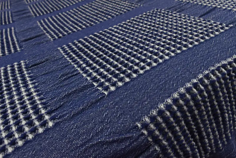 Organic Throw, Woven Throw Blanket, Gift For Wedding Day, Large Beach Towel Personalized, Tablecloth, Handmade Gift, Bridesmaid Gifts - 8