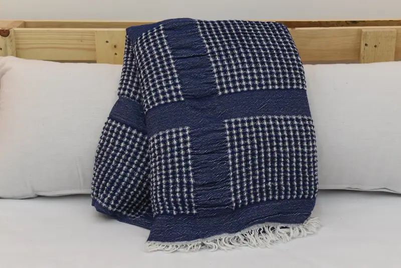 Organic Throw, Woven Throw Blanket, Gift For Wedding Day, Large Beach Towel Personalized, Tablecloth, Handmade Gift, Bridesmaid Gifts - 5