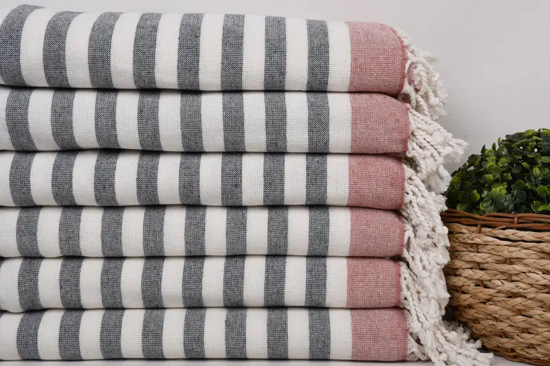 Large Turkish Towel, Bachelorette Gifts, 68x40 Cotton Striped Terry Towel, Towel With Name, Personalized Gift For Him, Decorative Towel, Summer Gift - 2