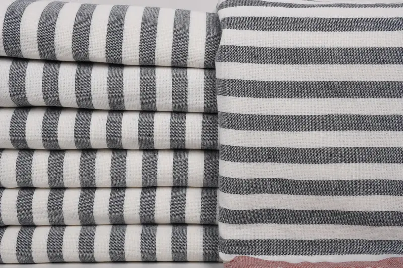 Large Turkish Towel, Bachelorette Gifts, 68x40 Cotton Striped Terry Towel, Towel With Name, Personalized Gift For Him, Decorative Towel, Summer Gift - 1