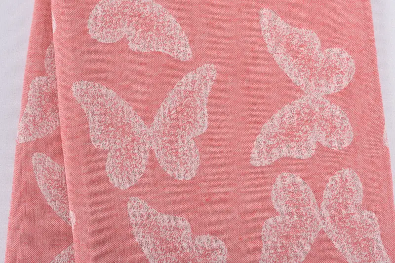 Quick-Dry Beach Towel, Sand-Resistant Peshtemal, Bridal Shower Favor, Bridesmaid Gifts, 68x36 Cotton Butterfly Pattern Towel, Custom Towel - 4