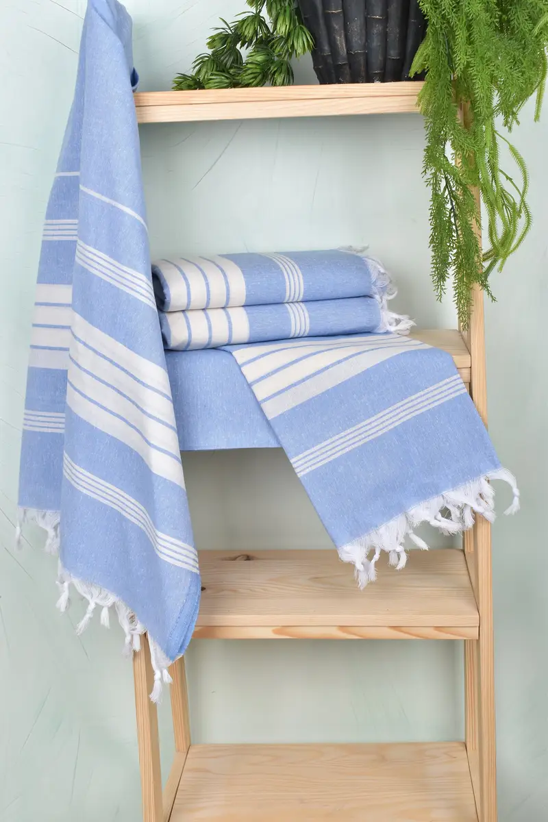 Beach Towel Monogram, Sand-resistant towel, Monogram Towels, Custom Wedding Gift, Bachelor Gifts, Customized Towels, 68x36 Cotton Striped Towel - 6