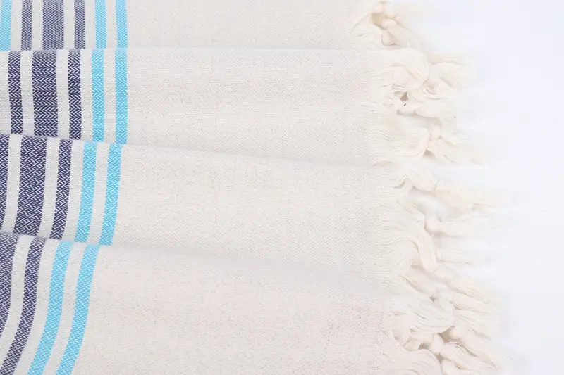 Bridal Shower Gift, 70x40 Linen Striped Towel, Wedding Gifts Towel, Personalized Gifts, Gift For Coworker, Thin and lightweight Turkish peshtemal - 8
