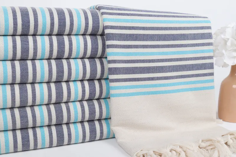 Bridal Shower Gift, 70x40 Linen Striped Towel, Wedding Gifts Towel, Personalized Gifts, Gift For Coworker, Thin and lightweight Turkish peshtemal - 2