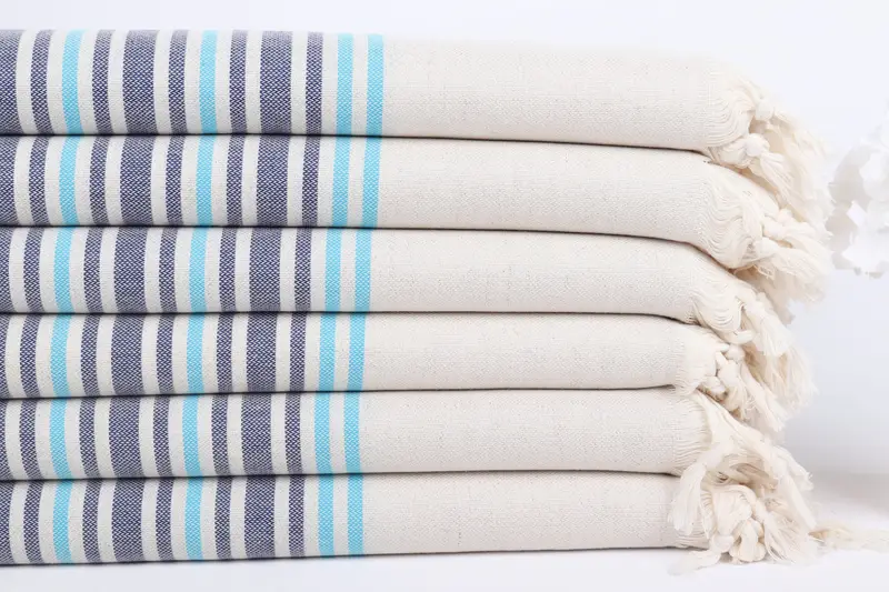 Bridal Shower Gift, 70x40 Linen Striped Towel, Wedding Gifts Towel, Personalized Gifts, Gift For Coworker, Thin and lightweight Turkish peshtemal - 3