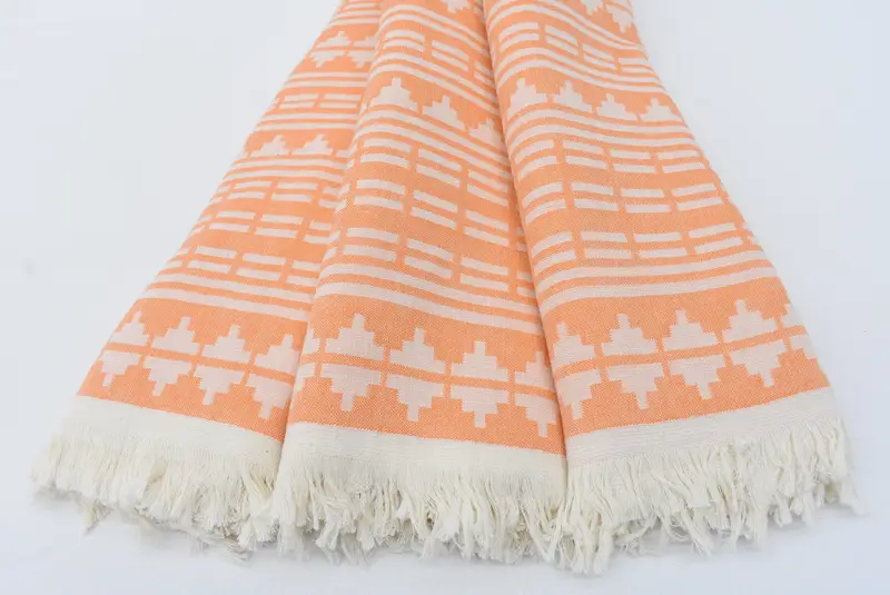 Peshtemal Towel, Bachelorette Party Decorations, Personalized Bridesmaid Gift, Turkish Towel Bulk, Employee Gifts, 70x40 Cotton Kilim Design Towel - 2