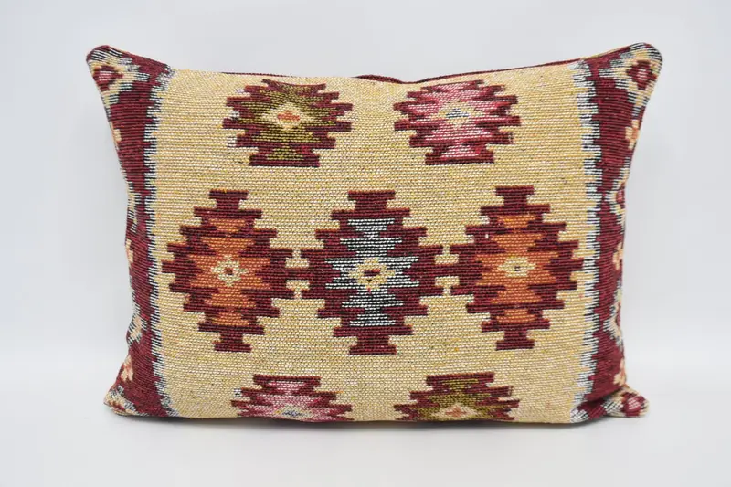 Decorative Throw Pillow Case, 20x28 Red Pillow Case, Pillow Case, Kilim Pillow, Vintage Pillow, Turkish Bench Pillow Sham, Turkish Pillow - 5