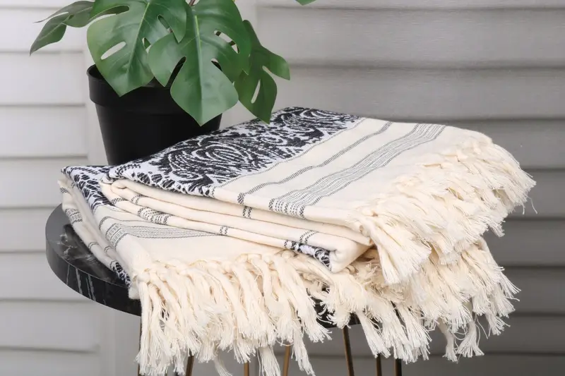 66x40 Cotton Scorpion Design Towel, Custom Turkish Towel, Soft towel, Absorbent Turkish towel, Bachelorette Gifts, Unique Gift, Cute Beach Towel - 3