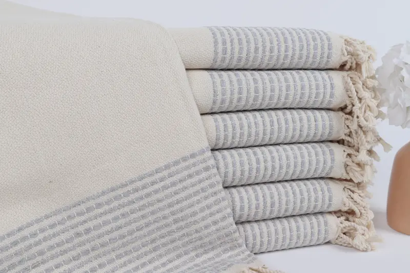 70x36 Cotton Striped Towel, Gifts For Him, Personalized Bridesmaid Gift, Home Decor Towel, Bridesmaid Gift Towel, Bachelorette Party Items - 1
