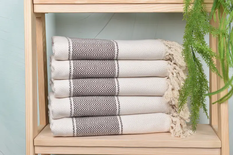 70x36 Cotton Herringbone Towel, Bachelorette Party Gift, Monogram Turkish Bath Towel, Beach Towel Bulk, Beach towel, Mother Of The Groom Gift - 2