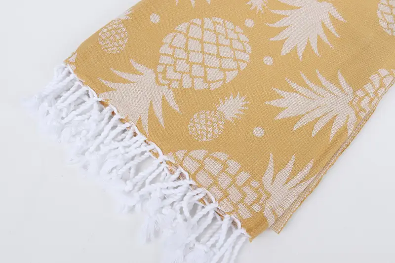 Custom Bath Towel, Travel Towel, Absorbent Turkish towel, 70x36 Cotton Pineapple Design Towel, Wedding Gift, Welcome Wedding Gift, Bridesmaid Gifts - 8