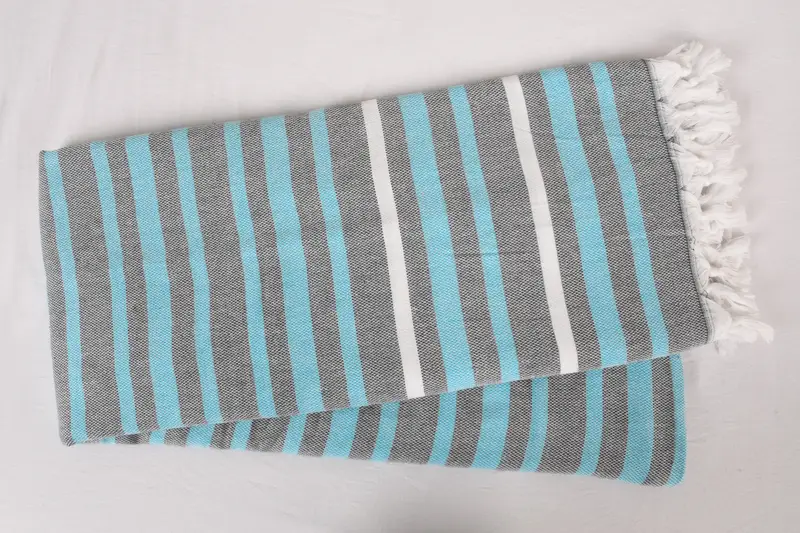 Custom Blanket, Personalized Gifts, 84x64 Cotton Striped Towel, Bridesmaid Gifts, Beach Bachelorette Party Decorations, Bridal Shower Favors - 3