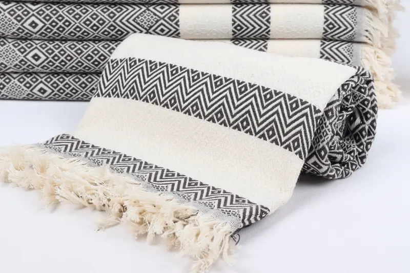 Housewarming Gift, Custom monogram Turkish beach towel USA, Monogram Beach Towel, Spa Towel, Spa Gift, 70x40 Cotton Diamond Towel, Bridesmaid Gifts - 4