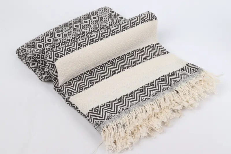 Housewarming Gift, Custom monogram Turkish beach towel USA, Monogram Beach Towel, Spa Towel, Spa Gift, 70x40 Cotton Diamond Towel, Bridesmaid Gifts - 6