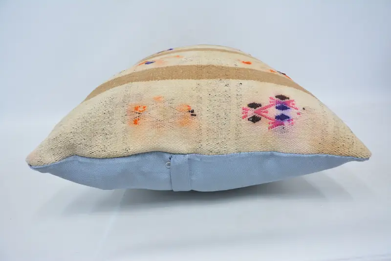 Geometric Embroidered Pillow, 20x28 Inches Decorative Pillow - 5