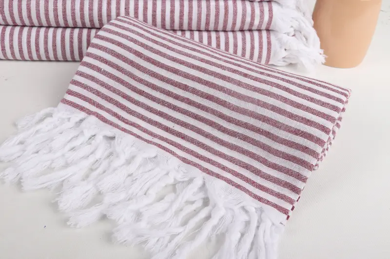 68x36 Cotton Striped Towel, Monogram Turkish Towel, Monogrammed Turkish Towel, Boyfriend Christmas Gift, Home Decor Gifts, Bridal Shower Gift - 4
