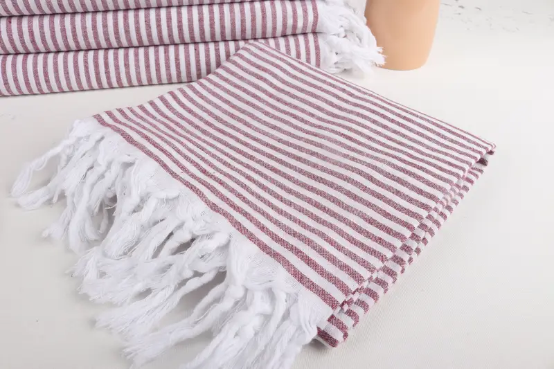 68x36 Cotton Striped Towel, Monogram Turkish Towel, Monogrammed Turkish Towel, Boyfriend Christmas Gift, Home Decor Gifts, Bridal Shower Gift - 5