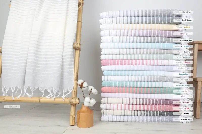 Wedding Gifts Towel, Luxury towel, 70x40 Cotton Striped Towel, Summer Towel, Guest Towel, Wedding Gift, Gift For Boyfriend, Beach Theme Wedding Gift