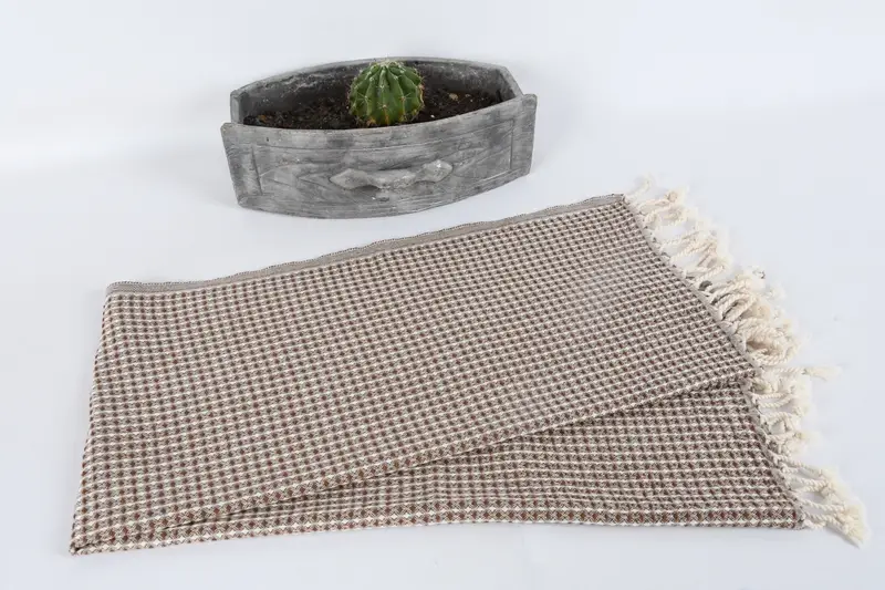 44x22 Cotton Waffle Towel, Turkish Tea Towel, Personalized Gift, Summer Towel, Wedding Gift For Bride, Embroidery Towel, Turkish Towel Hand Towel - 6