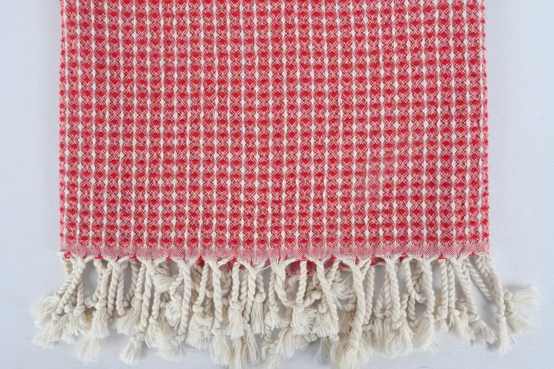 44x22 Cotton Waffle Towel, Turkish Tea Towel, Personalized Gift, Summer Towel, Wedding Gift For Bride, Embroidery Towel, Turkish Towel Hand Towel - 5