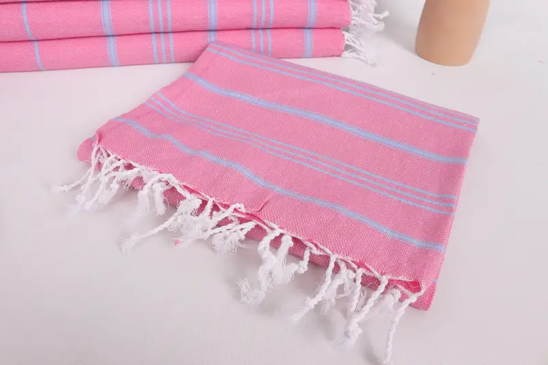 Tatil havlu, 40x24 pamuklu çizgili havlu, düğün iyiliği, en iyi arkadaş hediyesi, monogram mutfak havlu, monogram el havlu, ev ısınma hediyesi - 5