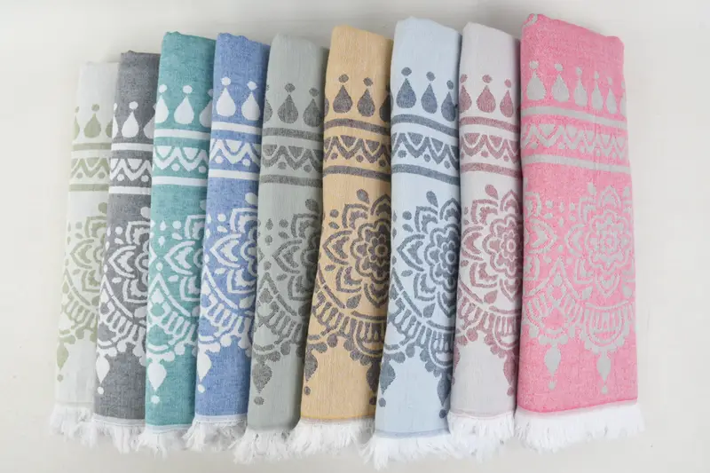 Personalized Bridesmaid Gift, 70x40 Cotton Floral Patterned Towel, Peshtemal, Bachelorette Party Decorations, Bachelorette Party Gifts Bridesmaids - 3