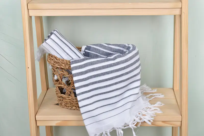 70x36 Cotton Striped Towel, Absorbent towel, Personalized Bridesmaid Gift, Gift For Coworker, Florida Bachelorette Party Favors, Turkish bath towel - 4