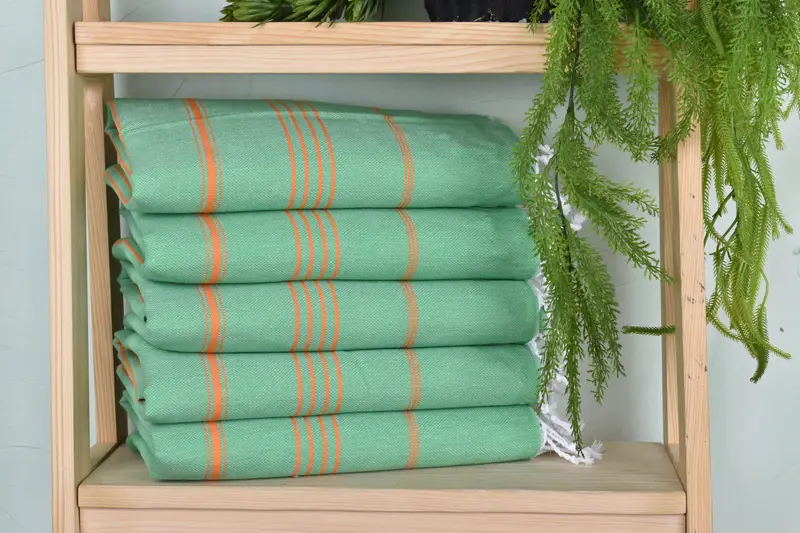 70x40 Cotton Striped Towel, Quick-dry peshtemal, Bachelorette Party Gift, Wedding Shower Gift, Best Beach Towel, Summer Towel, Best Wedding Gift - 1