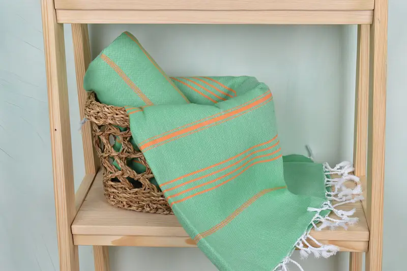 70x40 Cotton Striped Towel, Quick-dry peshtemal, Bachelorette Party Gift, Wedding Shower Gift, Best Beach Towel, Summer Towel, Best Wedding Gift - 4